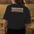 Vintage 80S Style Vancouver Ca Gay Pride Month Womens Back Print T-shirt Unique Gifts