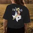 Vintage Texas Cowgirl Womens Back Print T-shirt Unique Gifts