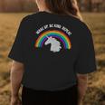 Wake Up Be Kind Repeat Kindness Rainbow UnicornWomens Back Print T-shirt Unique Gifts
