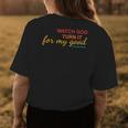 Watch God Turn It For My Good Genesis 5020 Vintage Womens Back Print T-shirt Unique Gifts