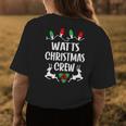 Watts Name Gift Christmas Crew Watts Womens Back Print T-shirt Funny Gifts