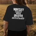 Whitley Taste With A Jaleesa Attitude Quote Womens Back Print T-shirt Unique Gifts
