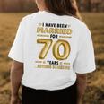70 Years Marriage 70Th Wedding Anniversary Funny Matching Womens Back Print T-shirt Funny Gifts