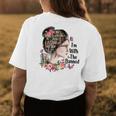 Im With The Banned Books Women Read Books Women's T-shirt Back Print Unique Gifts