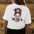 Baseball Mom Leopard Game Day Mothers Day Womens Back Print T-shirt Unique Gifts
