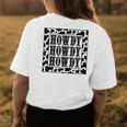 Cowgirl Outfit Women Cowboy Rodeo Girl Western Country Howdy Womens Back Print T-shirt Unique Gifts