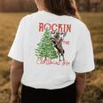 Funny Cowgirl Horsing Rocking Around Christmas Tree Western Womens Back Print T-shirt Unique Gifts Funny Cowgirl Horsing Rocking Around Christmas Tree Western Womens Back Print T-shirt Unique Gifts