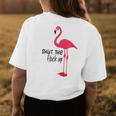 Get The Flock Out Hot Pink Womens Back Print T-shirt Unique Gifts