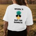 Last Day Of Schools Out For Summer Teacher Boys Girls Womens Back Print T-shirt Unique Gifts