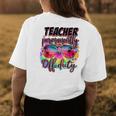 Permanent Teacher Offduty Tiedye Last Day Of School Women's T-shirt Back Print Unique Gifts