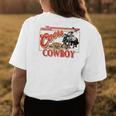 Punchy Cowboy Western Country Cattle Cowboy Cowgirl Rodeo Women's T-shirt Back Print Unique Gifts