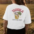 Tequila Cheape Than Therapy Funny Tequila Drinking Mexican Womens Back Print T-shirt Unique Gifts