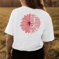 They Whispered To Her You Cannot Withstand The Storm Daisy Gift For Womens Womens Back Print T-shirt Unique Gifts