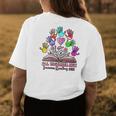 All Together Now Summer Reading 2023 Boho Flowers Floral Women's T-shirt Back Print Unique Gifts