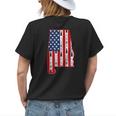 Alabama Usa Flag Fourth July 4Th Fathers Day Bbq Beer Summer Beer Funny Gifts Womens Back Print T-shirt Gifts for Her