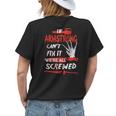 Armstrong Name Halloween Horror Gift If Armstrong Cant Fix It Were All Screwed Womens Back Print T-shirt Gifts for Her