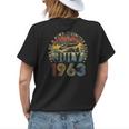 Awesome Since July 1963 Vintage Gifts Men 60Th Birthday Womens Back Print T-shirt Gifts for Her