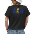 Barbados Flag Barbadian Kids Womens Back Print T-shirt Gifts for Her