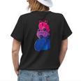 Bisexual Pride Flag Color Lgbtq Rainbow Frogs Subtle Bi Womens Back Print T-shirt Gifts for Her