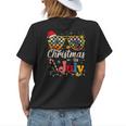 Christmas In July Santa Hat Sunglasses Summer Vacation Vacation Funny Gifts Womens Back Print T-shirt Gifts for Her