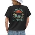 Cow For Women Funny I Like Cows And 3 People Cute Cow Womens Back Print T-shirt Gifts for Her