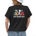Cow Whisperer Farmer Retro Cows Lover For Men Women Womens Back Print T-shirt Gifts for Her