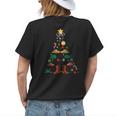Cowboy Christmas Tree Boots Cowgirl Xmas Western West Gift Womens Back Print T-shirt Gifts for Her Cowboy Christmas Tree Boots Cowgirl Xmas Western West Gift Womens Back Print T-shirt Gifts for Her