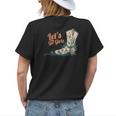 Cowgirl Boots Lets Go Girls Howdy Western Cowgirl Womens Back Print T-shirt Gifts for Her
