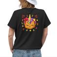 Cute Halloween Unicorn Pumpkin Autumn Fall Leaves Unicorn Halloween Womens T-shirt Back Print Gifts for Her Cute Halloween Unicorn Pumpkin Autumn Fall Leaves Unicorn Halloween Womens T-shirt Back Print Gifts for Her