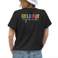 Field Day Squad Teacher First Last Day Of School 2023 Womens Back Print T-shirt Gifts for Her