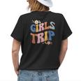 Girls Trip 2023 Making Memories Flower Matching Vacation Womens Back Print T-shirt Gifts for Her