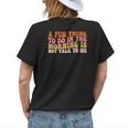 Groovy A Fun Thing To Do In The Morning Is Not Talk To Me Womens Back Print T-shirt Gifts for Her