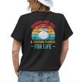 Husband And Wife Cruise Partners For Life Cruising Funny Womens Back Print T-shirt Gifts for Her