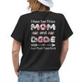 I Have Two Titles Mom And Dede Floral Womens Back Print T-shirt Gifts for Her