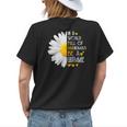In A World Full Of Grandmas Be A Grammie Daisy Mothers Day Gift For Womens Womens Back Print T-shirt Gifts for Her