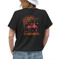 It's Fall Y'all Flamingo Thanksgiving Halloween Birds Lover Halloween Womens T-shirt Back Print Gifts for Her