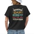 Its Not Easy Being My Wifes Arm Candy But Here I Am Nailin Womens Back Print T-shirt Gifts for Her