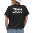 Jacob Name Support Graphic Team Men Women Womens Back Print T-shirt Gifts for Her