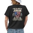 Jermaine Name Gift Im The Crazy Jermaine Womens Back Print T-shirt Gifts for Her