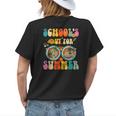 Last Day Of Schools Out For Summer Teacher Sunglasses Groovy Women's T-shirt Back Print Gifts for Her