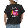 Little Miss 5Th Grade First Day Of Hello Fifth Grade Girls Womens Back Print T-shirt Gifts for Her