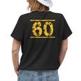Milestone 60Th Birthday Novelty Gift Idea Floral Womens Back Print T-shirt Gifts for Her
