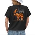 Multiple Sclerosis Awareness Sunflower Elephant Be Kind Womens Back Print T-shirt Gifts for Her