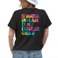 My Daughter In Law Is My Favorite Child Tie Dye Family Humor Womens Back Print T-shirt Gifts for Her