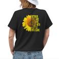 October Women Birthday Sunflower Funny Quote Gift Womens Back Print T-shirt Gifts for Her