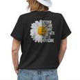 October Women Girls Birthday Daisy Daisies Funny Quote Gift Womens Back Print T-shirt Gifts for Her