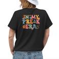 In My Pre K Era Back To School Retro Groovy Pre-K Teachers Groovy Gifts Womens Back Print T-shirt Gifts for Her