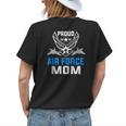 Proud Air Force Mom Military Veteran Pride - Usaf Womens Back Print T-shirt Gifts for Her