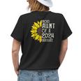 Proud Aunt Of A Class Of 2024 Graduate Sunflower Senior 2024 Women's T-shirt Back Print Gifts for Her