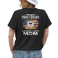 Proud Coast Guard National Guard Mom Gift Veteran Day Gifts For Mom Funny Gifts Womens Back Print T-shirt Gifts for Her